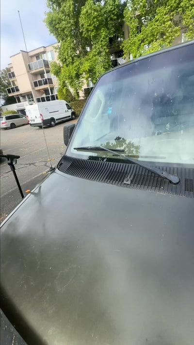 Dead Mosquitoes vs. MagiCloth™ Drove through a mosquito swarm and s…